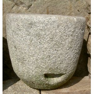 画像: 手水鉢（臼）　江州産